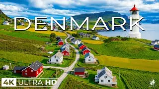 Дания 4K 🇩🇰 | Сказочные города, мирная сельская местность и скандинавская красота