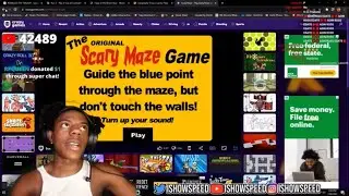 IShowSpeed Plays The Scary Maze