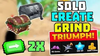 SOLO BEST CREATE GRIND + EASY GUIDE | TDS Tower Defense Simulator