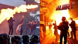 Anti-Government Protest Turns Violent in Albania, Petrol Bombs Thrown At Govt Building | ALERT News