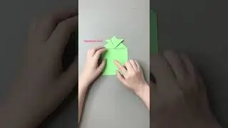 DIY Paper Frog | Paper Craft #frog #frogdog #frogs #froggyexplorers #kermitthefrog#frogsofinstagram