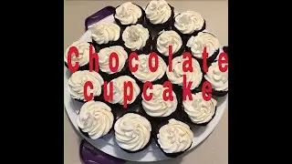 chocolate cupcake with buttercream frosting|how to make chocolate cupcake