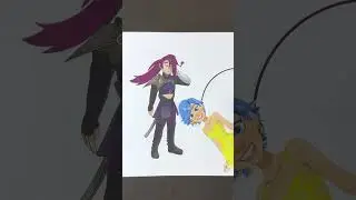 which is real girlfriend of slashblade from inside out 2 #shorts #insideout2 #art