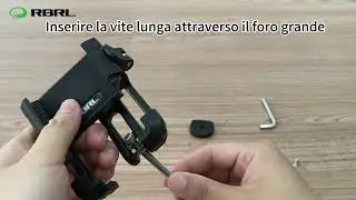 RBRL aluminum alloy headset bike phone holder installation guide-Italian language