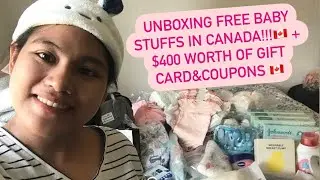 BABY ITEMS UNBOXING + HOW TO GET FREE BABY STUFFS IN CANADA 🇨🇦