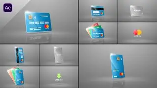 Credit Card Mockup - After Effects Template (Tutorial)