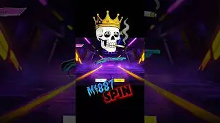 New M1887 Skin 💙😯 Spin trick 😯 #m1887gunskin #shortsfeed #freefire