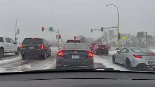 Manejando bajo la nieve ❄️ | Una experiencia real