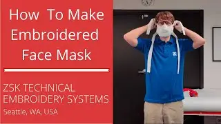 How To Make Embroidered Face Mask.