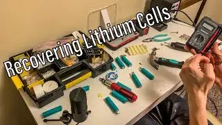 Recovering Lithium 18650 Battery Cells