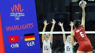 CHINA vs. GERMANY - Highlights Women | Week 5 | Volleyball Nations League 2019