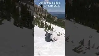 Devils Slide PCT Super fast hike |  Супер быстрый хайкинг #hiking  #adventure #extreme #shorts