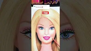 Barbie Drawing Transition Results #shorts
