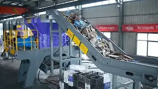 1600 Intelligent Scrap Metal Shredder #metalshredder #metalrecyclingmachine