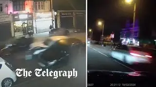 Speeding motorist destroys six cars in high street crash in Birmingham