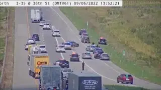 Iowa DOT cameras capture high-speed police chase through Des Moines metro