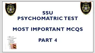 SSU psychomatric test preparation | ssu psychomatric test past papers | psychomatric test questions