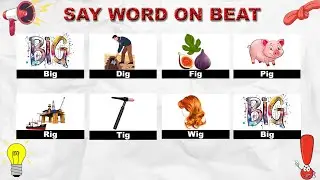 Music Reaction : Say the Word on Beat | 3 Word rhythm challenge