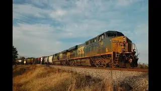 A full day of trains on the CSX Fitzgerald Subdivision via Cordele, Ga