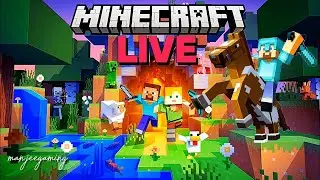 Minecraft Survival LIVE  @manjeegaming  #minecraft #minecraftsurvival #minecraftchallenges #live