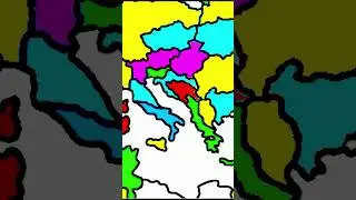 Removing countries one by one because I can - #24 - #shorts #edit #trend #viral #mapping