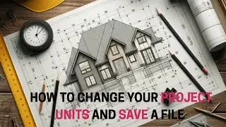 Changing Units | Saving a File in Revit