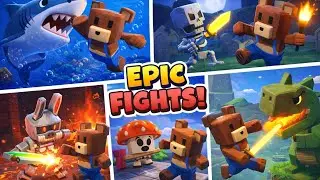 Super Bear Adventure vs Crazy Characters (This Got Wild)