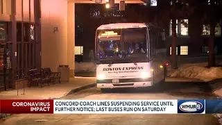 Concord coach lines suspending service until further notice