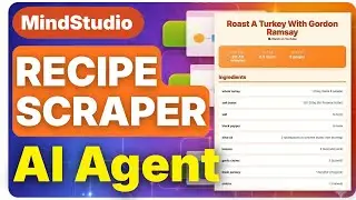 Dish Recipe extractor agent