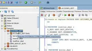 Trabajando con Paquetes Oracle