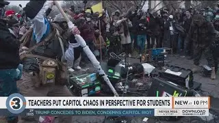 &lsquo;This is what I teach&rsquo;: Capitol violence takes focus in school lessons