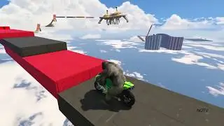 Gorilla Parkour Human Bridge GTA 5। H360M Game