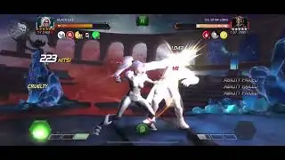 Mcoc Lol Star Lord Soloed In 157 hits. Black Cat!