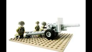 How To Build a Lego WW2 U.S. Artillery Gun