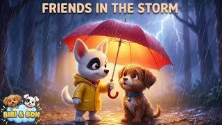 Bibi & Bon's Storm Rescue! 🌧️⚡ Courage & Friendship in the Rain | Episode 07
