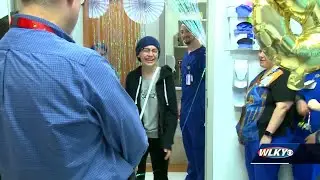 Surprise! Norton nurses throw party for cancer patient's 18th birthday