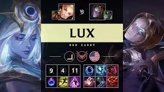 Lux Carry vs Orianna - NA Grandmaster Patch 25.19