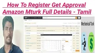 Amazon Mturk || How To Register || Get Approval || Flash Tech Tamil