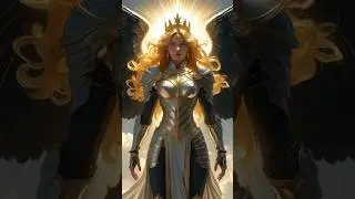 AI Art Showcase: #Stunning Images Generated by AI #aiart #angel #warrior #radiant