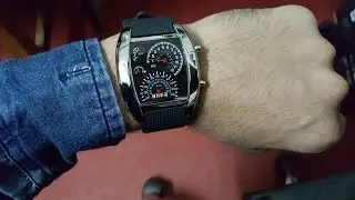 Speedometer Watch Review (Awesome Led Back-lit Watch )