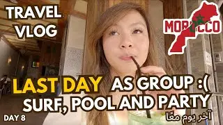Day 8: Surf, Sunset Jams & Secret Beach Party in Morocco! | 🏄&zwj;♀️🌅🎶 حفلة شاطئية سرية في المغرب