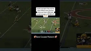 Justin Fields started cookin this play! #steelernation #steelers #justinfields  #nfl #highlights