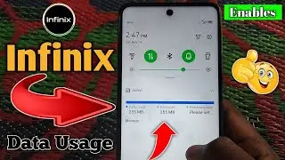 How To Show Used Data In infinix mobile | daily data usage notification infinix Today Data Used Show