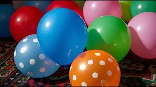 FUN BALLOON POP COMPILATION, Exciting Moment of Blowing Up Balloons, Colors Make Your Heart Happy!