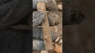 pocket knife found metal detecting 1800s water #fun #detecting #metaldetector #maine