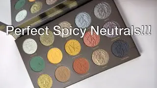 Swatches of Nomad Berlin Underground Eyeshadow Palette | Perfect Spicy Neutrals
