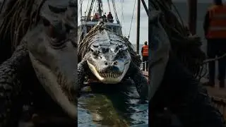 Giant creature 😨 #fisherman #giantcreatures