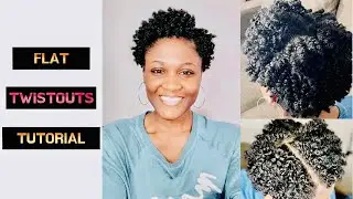 Flat Twist Outs On Short 4C Natural Hair | Auntie Jackie Curl Lala came through with the definition!