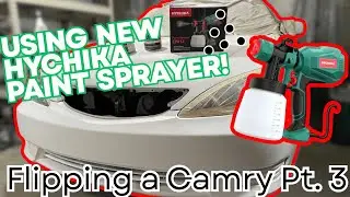 Car Flip Episode 3 - Toyota Camry (New Hychika Paint Sprayer!)