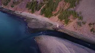 Remote Cabin on Grand Manan Island Summer Drone Footage